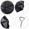 5 Slot Desk Organizer Tray, Mesh File Paper Letter Tray Desktop Paper Sorter Literature Organizer Rack for Home, Office, or School, Black
